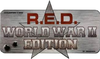Mods Civilization 5: сценарий Второй мировой войны (R.E.D. World War II) Mods Civilization 5: сценарий Второй мировой войны (R.E.D. World War II)