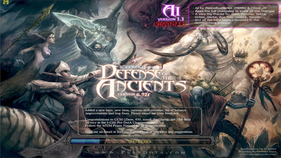 первый скриншот из DotA Allstars v6.72f AI (Defence of the Ancients)