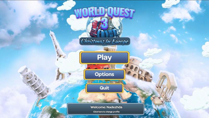 World Quest 3: Christmas In Europe World Quest 3: Christmas In Europe