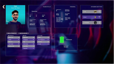 третий скриншот из Esports Team Manager