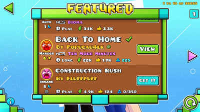 первый скриншот из Mods Geometry Dash Texture Packs / Текстуры Geometry Dash