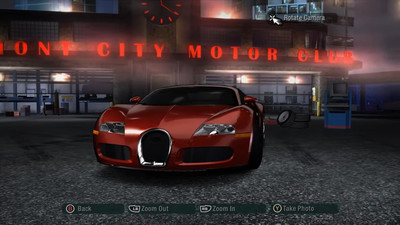 второй скриншот из Mods Пак Bugatti для NFS Carbon