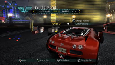 четвертый скриншот из Mods Пак Bugatti для NFS Carbon