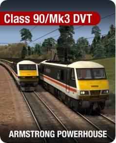 Mods Class 90: наборы Mk3 DVT и Freightliner Train Simulator 2014-2017 / Railworks