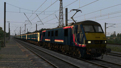 второй скриншот из Mods Class 90: наборы Mk3 DVT и Freightliner Train Simulator 2014-2017 / Railworks