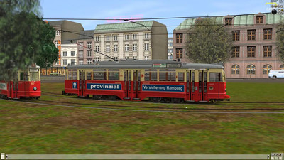 третий скриншот из Mods Trainz Addon - Hamburger Strassenbahn Typ V6E