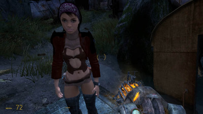 третий скриншот из Mods Half-Life 2: Cinematic Mod - Nude Alyx