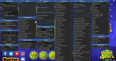 первый скриншот из Mods Чит – Mega Hack Geometry Dash