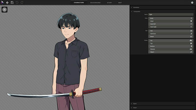 первый скриншот из NovelStudio