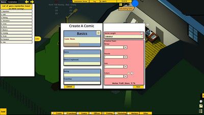 третий скриншот из Comic Company Manager