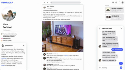 второй скриншот из FAKEBOOK