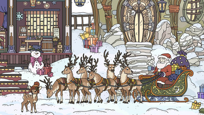 третий скриншот из Hidden Cats 8: Happy New Year