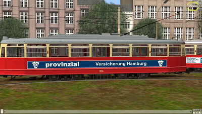 третий скриншот из Trainz Addon - Hamburger Strassenbahn Typ V6E