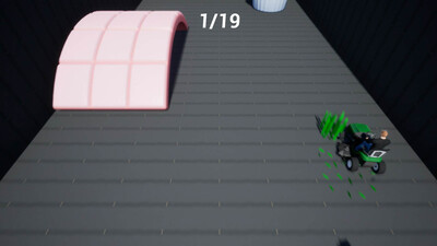 третий скриншот из Lawnmower game Ufo Chase 2