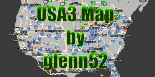 Карта - USA3 18 Wheels of Steel: Haulin