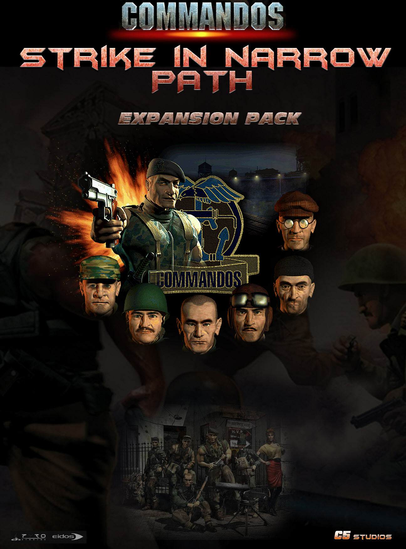 Commandos: Strike In Narrow Path Stand-alone Expansion Pack for Commandos: Behind Enemy Lines Commandos: Strike In Narrow Path Stand-alone Expansion Pack for Commandos: Behind Enemy Lines