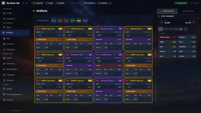 четвертый скриншот из Sky Realm Idle