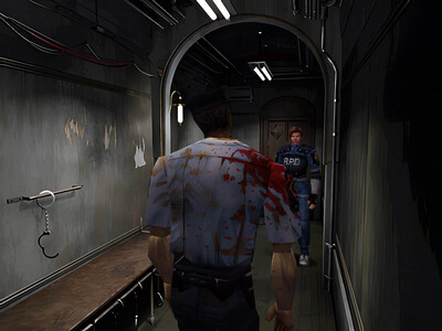 третий скриншот из Resident Evil 2 HD mod