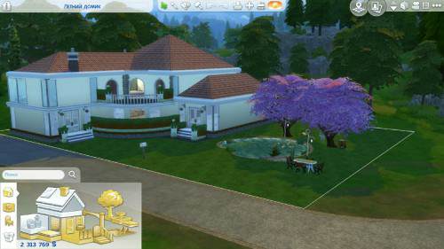 Мод - Blueprint Дом для отдыха The sims 4