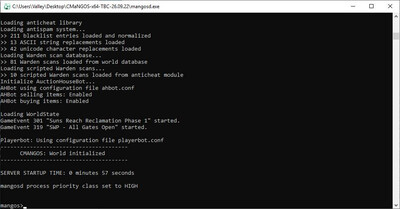второй скриншот из World of Warcraft: The Burning Crusade, 2.4.3, CMaNGOS