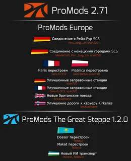 Карты – ProMods Europe Карты – ProMods Europe