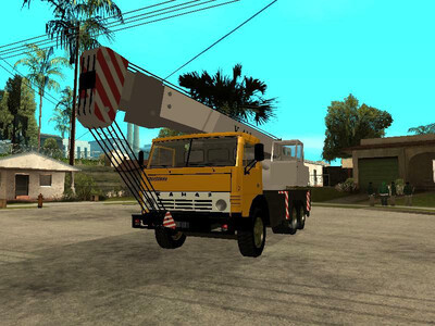 второй скриншот из Mods Грузовики КамАЗ и МАЗ для GTA San Andreas