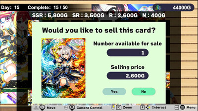 третий скриншот из Isekai Mage Girl Gacha Pull Simulator: Elemental Card Collection