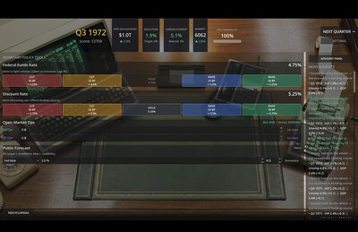 первый скриншот из Federal Reserve Simulator