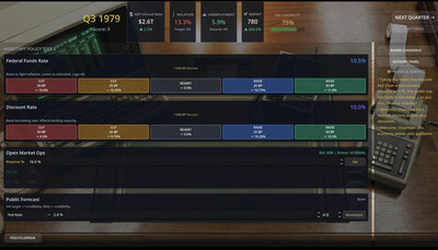 третий скриншот из Federal Reserve Simulator