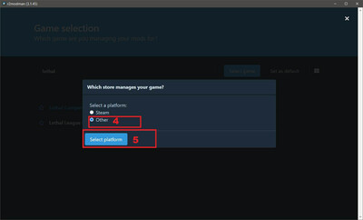 первый скриншот из r2modmanPlus / R2 Mod Manager / Thunderstore