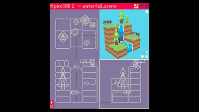 четвертый скриншот из picoCAD 2
