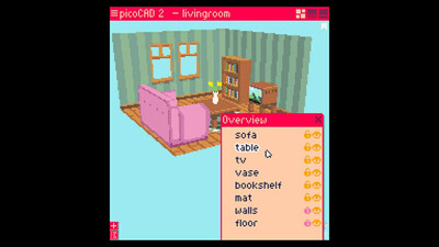 третий скриншот из picoCAD 2