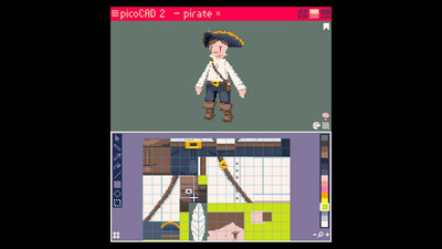 второй скриншот из picoCAD 2