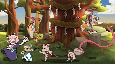 второй скриншот из Mononeko: A Rhythm Adventure