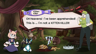 четвертый скриншот из Mononeko: A Rhythm Adventure