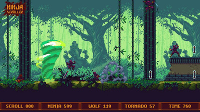 первый скриншот из Ninja Scroller