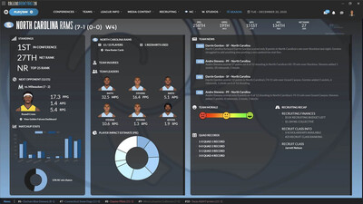 третий скриншот из Draft Day Sports: College Basketball 2026