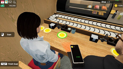 первый скриншот из Conveyor Belt Sushi Simulator