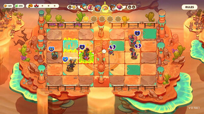второй скриншот из Smash it Wild: Tactical Volleyball Roguelike