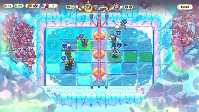 третий скриншот из Smash it Wild: Tactical Volleyball Roguelike
