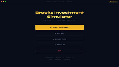 первый скриншот из Brooks Investment Simulator
