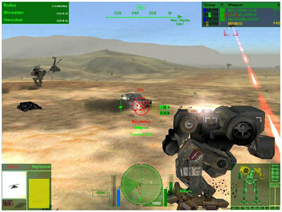 первый скриншот из Mechwarrior 4 Clan Mech Pack