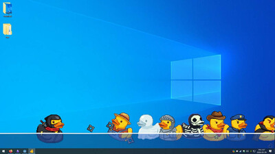 первый скриншот из Tiny Ducks: Desktop Bath