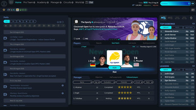 третий скриншот из Tennis Manager 26