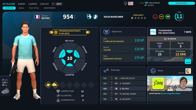 первый скриншот из Tennis Manager 26