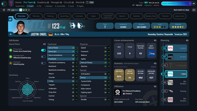четвертый скриншот из Tennis Manager 26