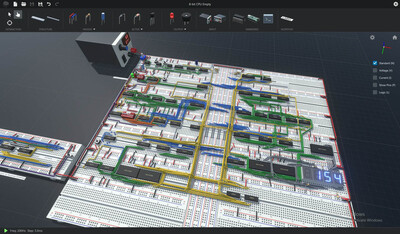 второй скриншот из CRUMB Circuit Simulator