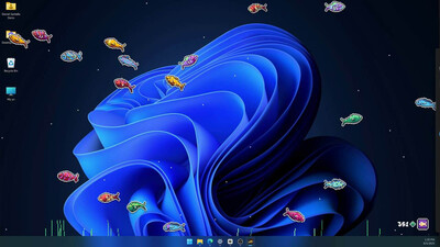 первый скриншот из Desktop Fishes