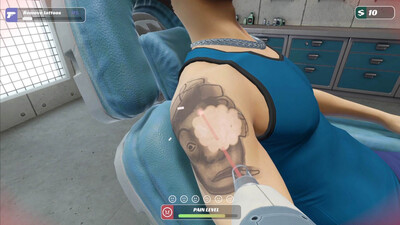 второй скриншот из Tattoo Removal Simulator