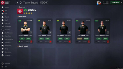 третий скриншот из Esports Manager 2026